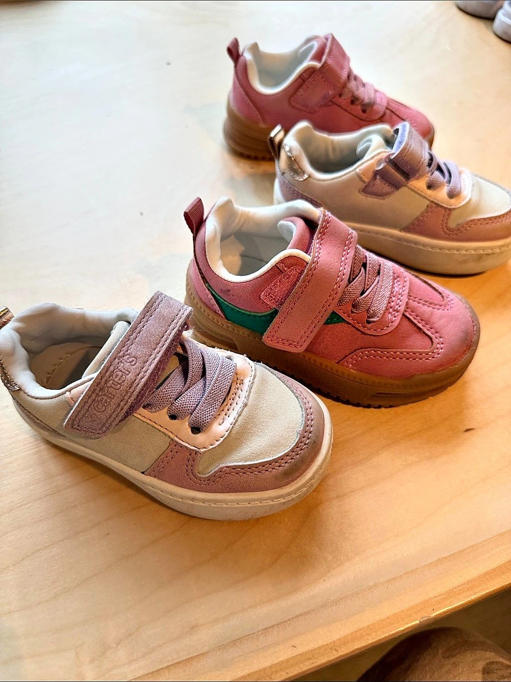 Carters Kids Sneakers in Pink & White Like New